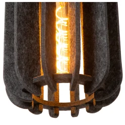 RAFAL - Hanglamp - Ø 20 cm - 1xE27 - Grijs*Lucide Fashion