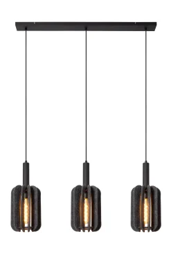 RAFAL - Hanglamp - 3xE27 - Grijs*Lucide Clearance