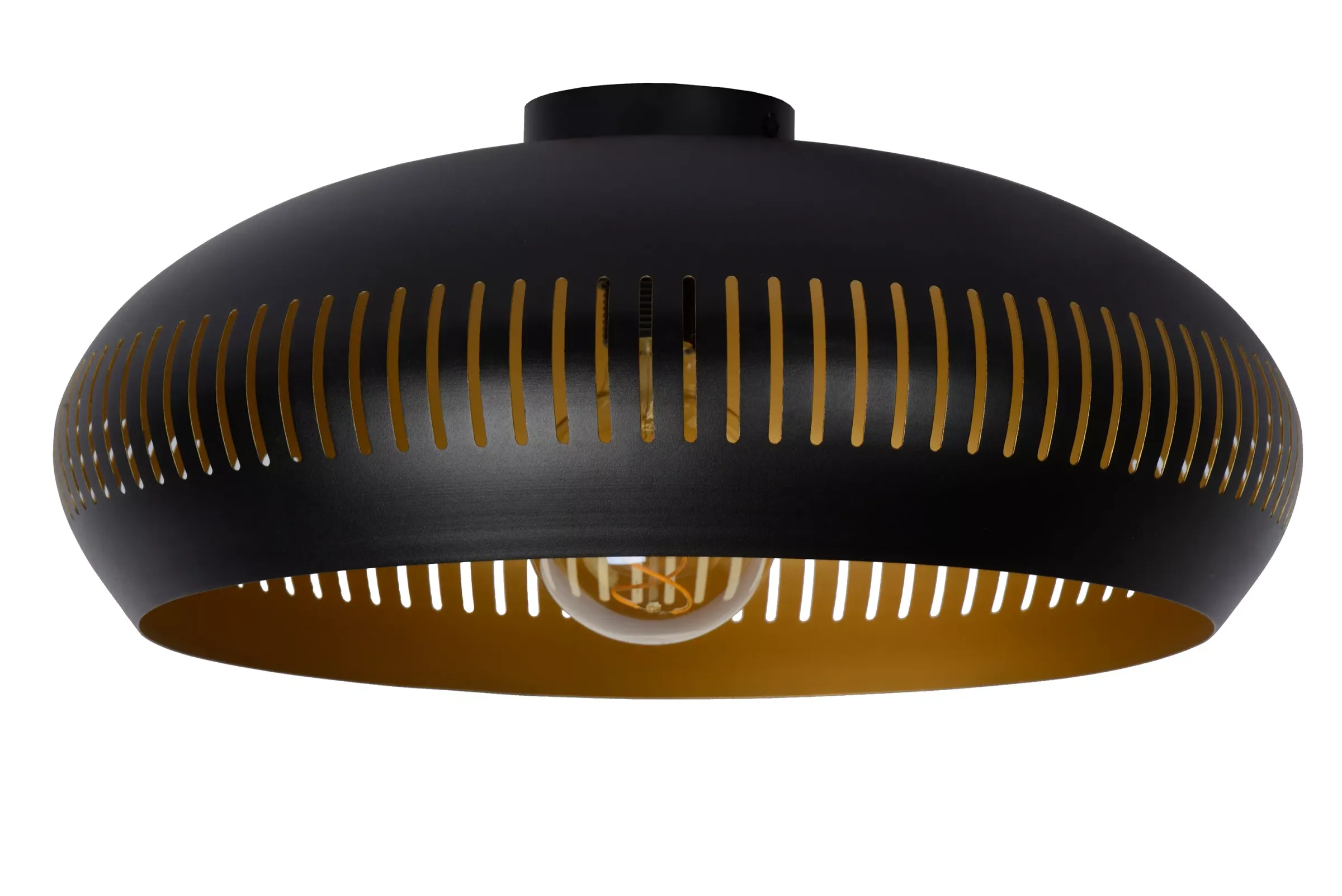 RAYCO - Plafonnière - Ø 45 cm - 1xE27 - Zwart*Lucide Hot