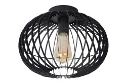 REDA - Plafonnière - Ø 32 cm - 1xE27 - Zwart*Lucide Sale