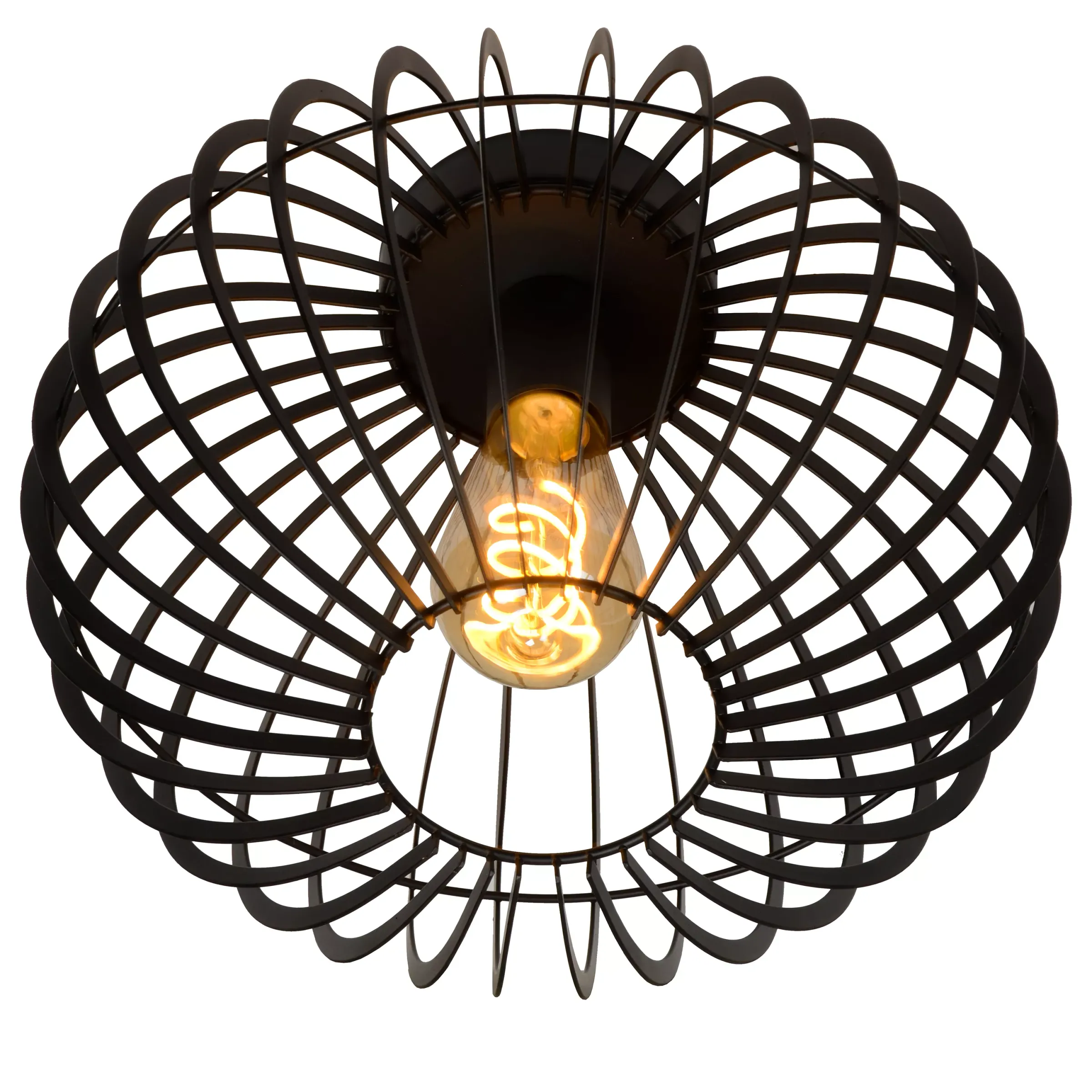 REDA - Plafonnière - Ø 32 cm - 1xE27 - Zwart*Lucide Sale