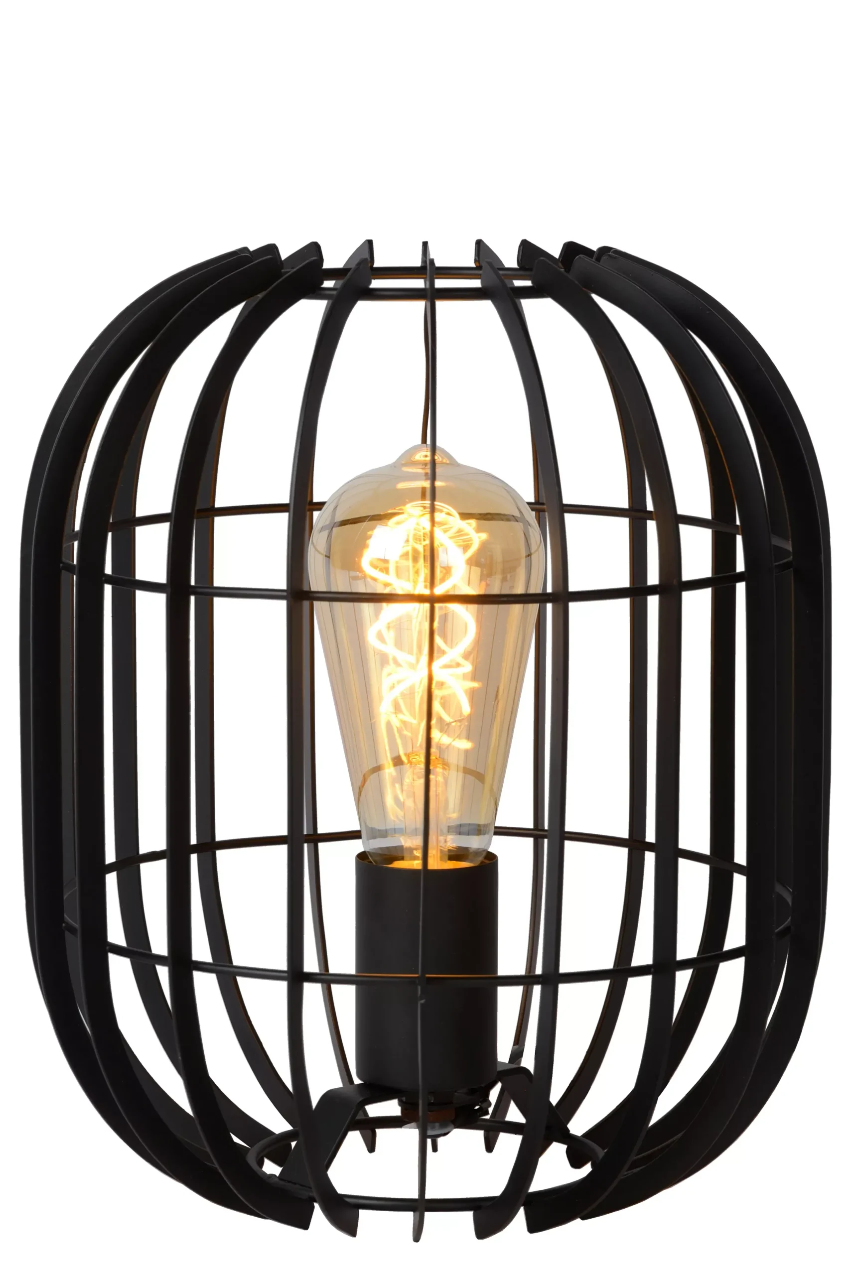REDA - Tafellamp - Ø 22 cm - 1xE27 - Zwart*Lucide Outlet