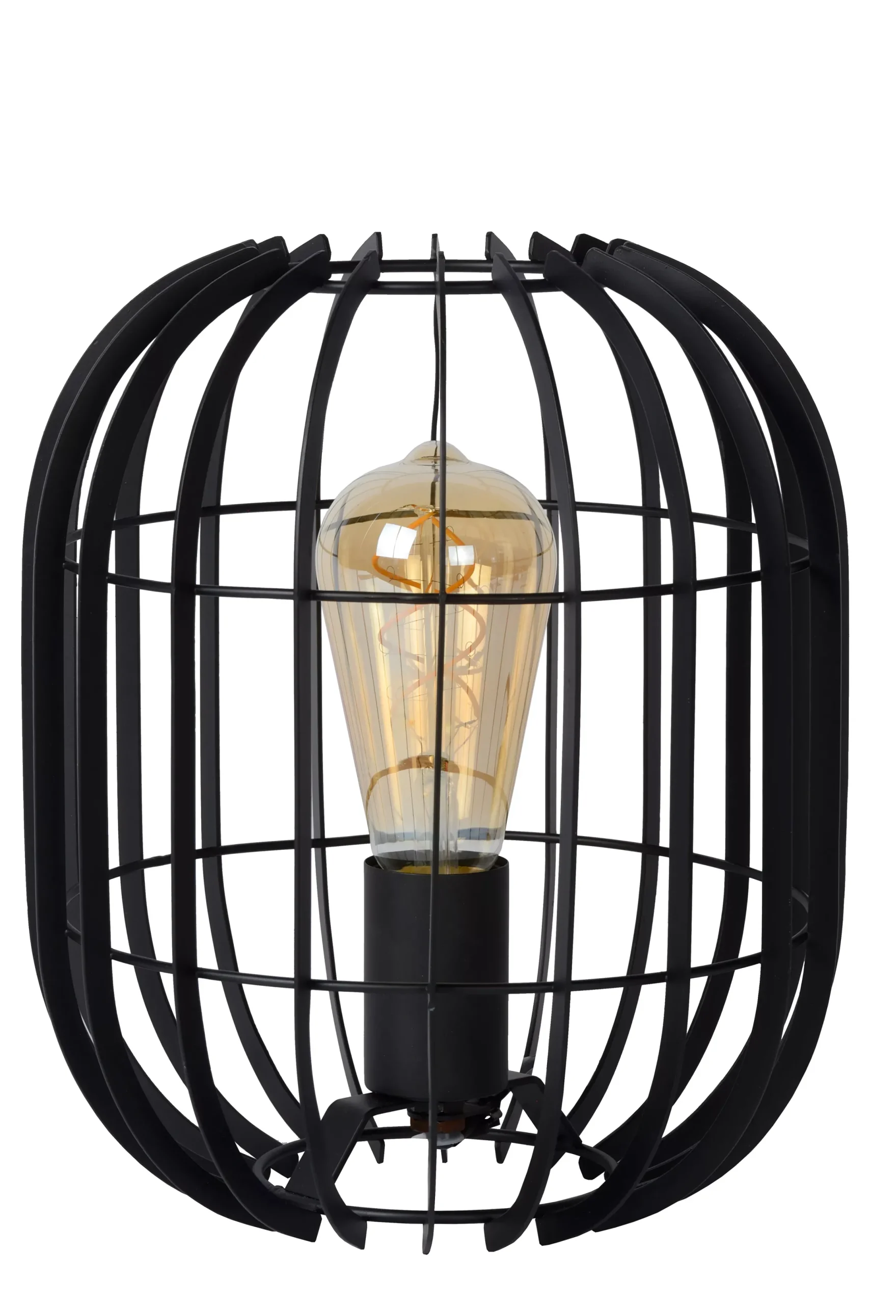 REDA - Tafellamp - Ø 22 cm - 1xE27 - Zwart*Lucide Outlet