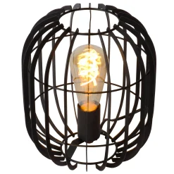 REDA - Tafellamp - Ø 22 cm - 1xE27 - Zwart*Lucide Outlet