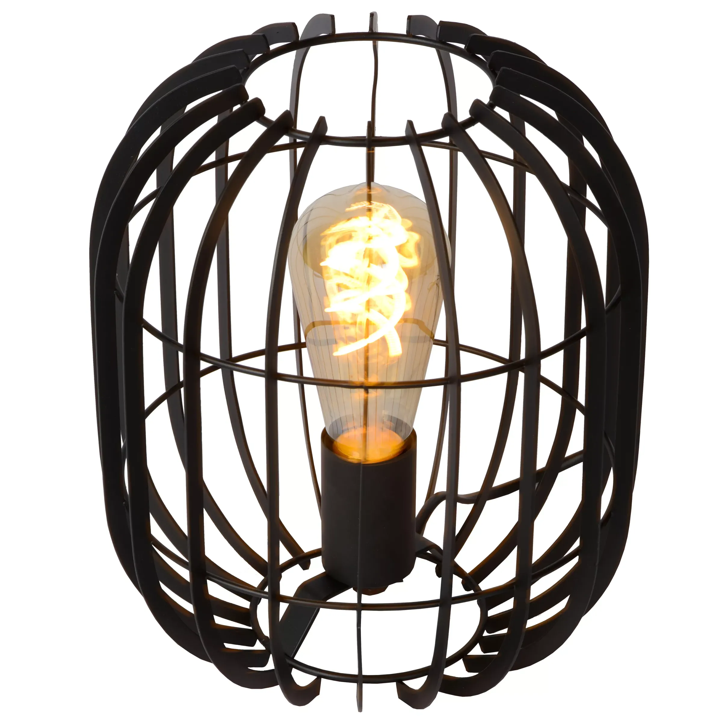 REDA - Tafellamp - Ø 22 cm - 1xE27 - Zwart*Lucide Outlet