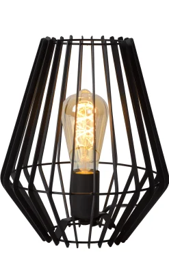 REDA - Tafellamp - 1xE27 - Zwart*Lucide New