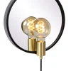 REFLEX - Spiegellamp - Ø 31 cm - 1xE27 - Zwart*Lucide Best