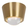 RIGON - Plafonnière - Ø 9 cm - LED - 1x7W 3000K - Mat Goud / Messing*Lucide Sale