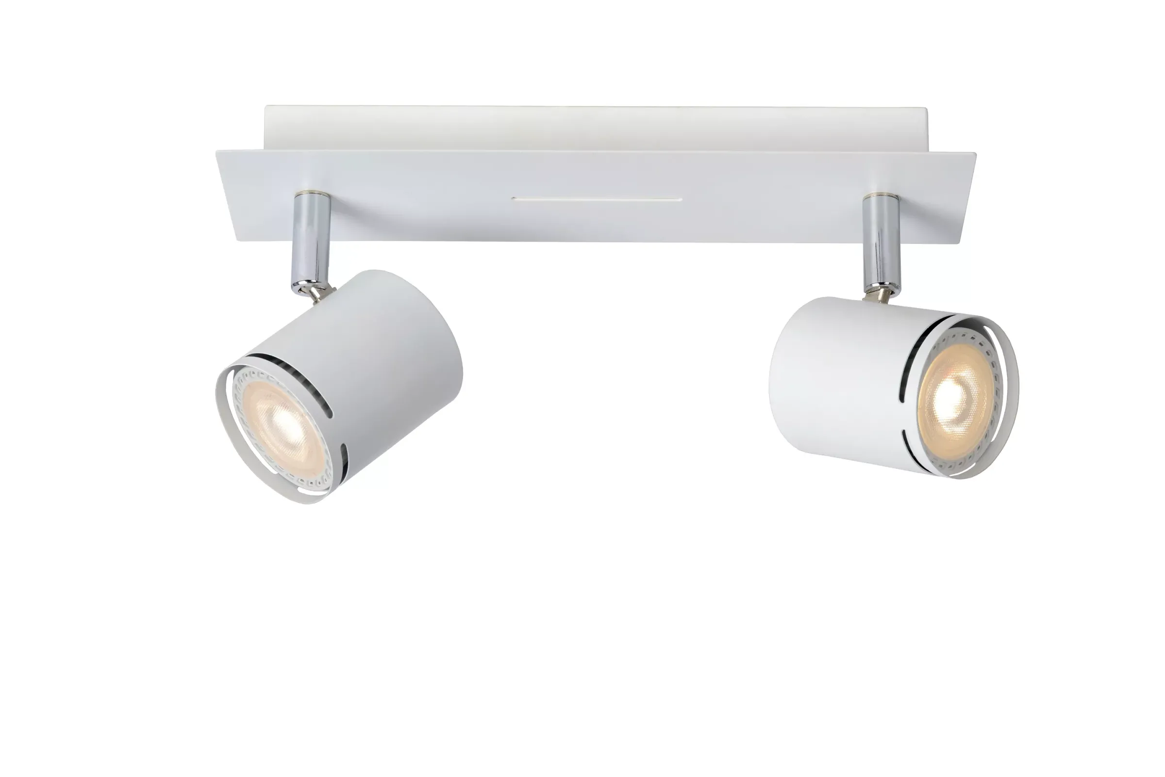 RILOU - Plafondspot - LED Dimb. - GU10 - 2x5W 3000K - Wit*Lucide Discount