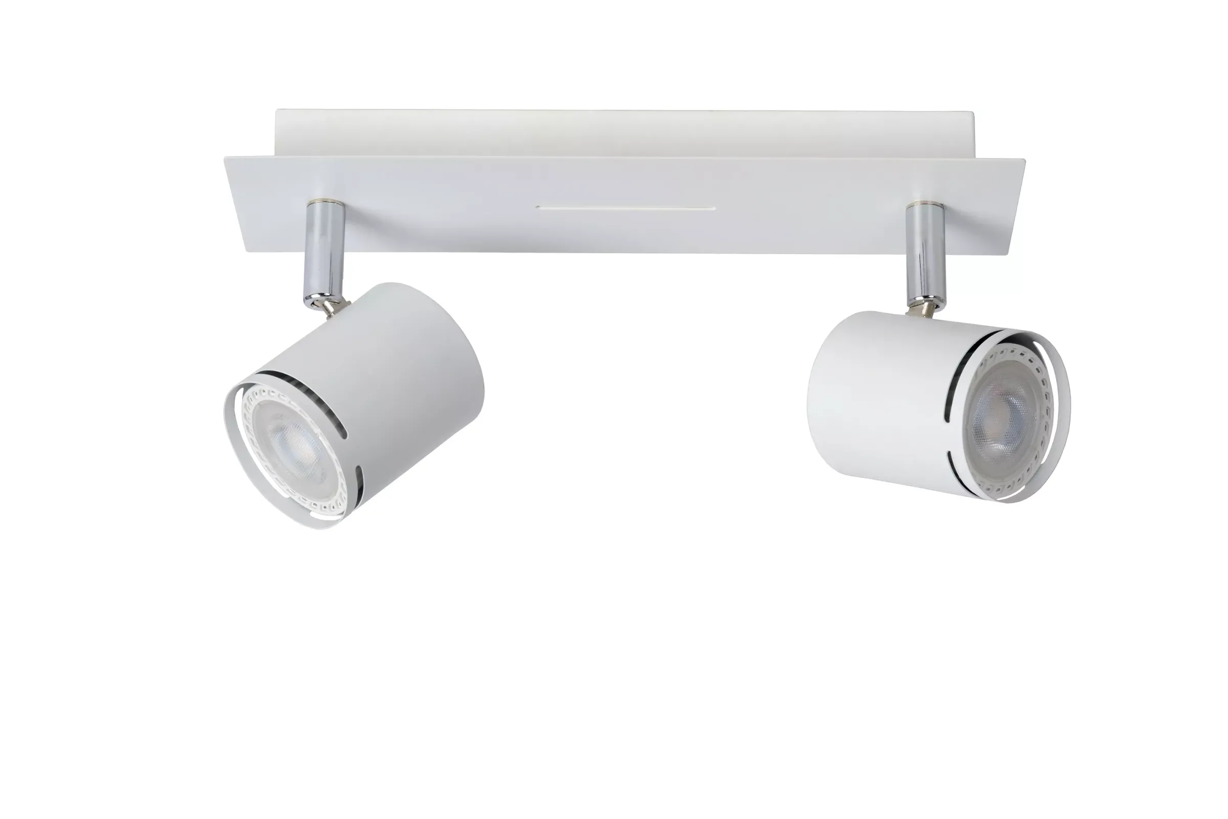 RILOU - Plafondspot - LED Dimb. - GU10 - 2x5W 3000K - Wit*Lucide Discount