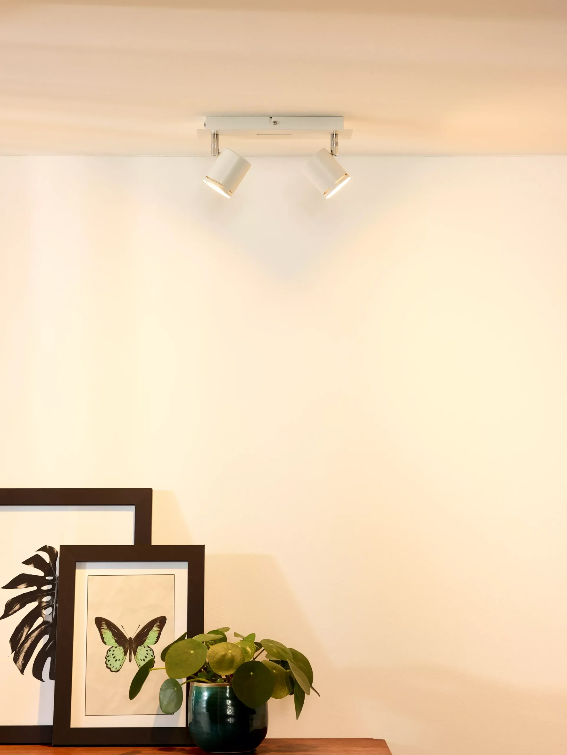 RILOU - Plafondspot - LED Dimb. - GU10 - 2x5W 3000K - Wit*Lucide Discount