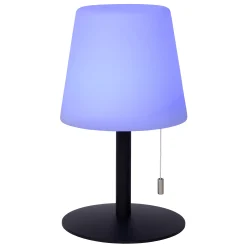 RIO - Oplaadbare Tafellamp Binnen/Buiten - Accu/Batterij - Ø 15,5 cm - LED Dimb. - 1x1,8W 3000K - IP44 - RGB - Multicolor*Lucide Flash Sale