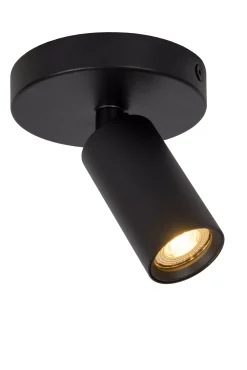 RITMO - Plafondspot - Ø 10 cm - 1xGU10 (MR11) - Zwart*Lucide Hot
