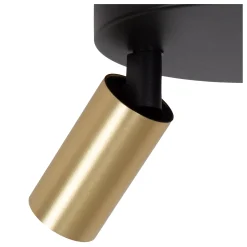 RITMO - Plafondspot - Ø 15 cm - 2xGU10 (MR11) - Mat Goud / Messing*Lucide New