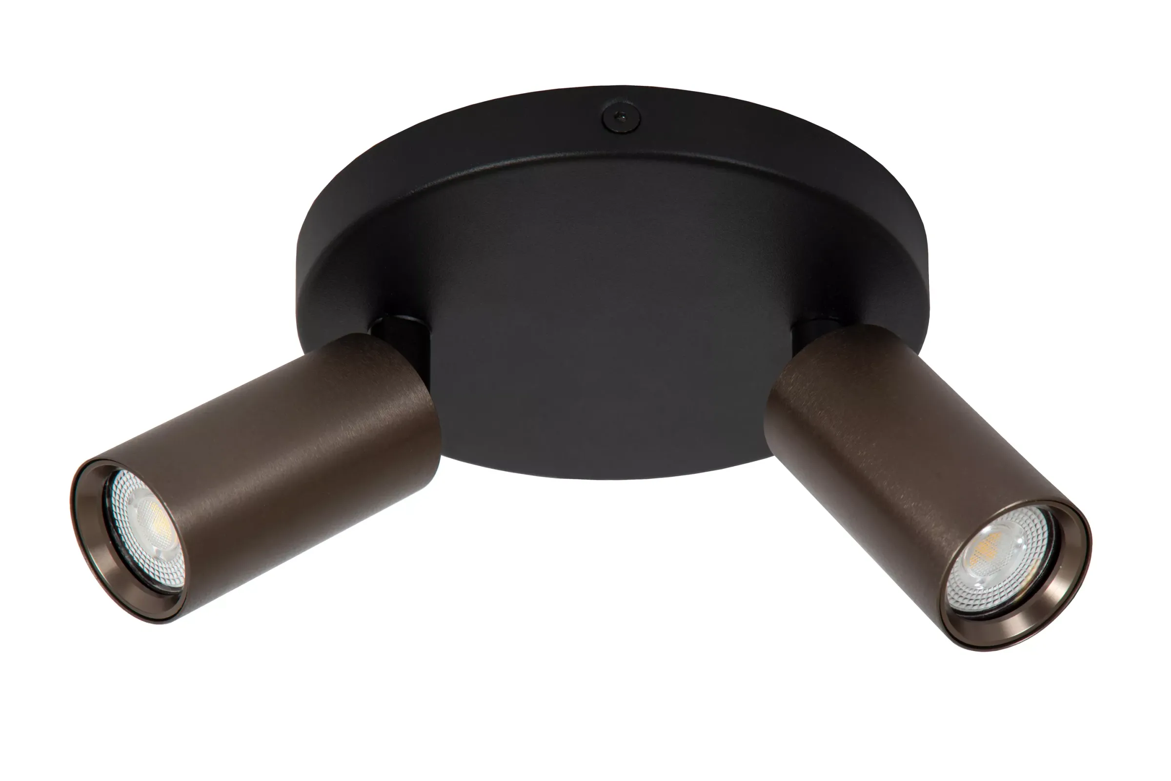 RITMO - Plafondspot - Ø 15 cm - 2xGU10 (MR11) - Koffie*Lucide Clearance