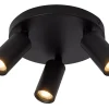 RITMO - Plafondspot - Ø 18 cm - 3xGU10 (MR11) - Zwart*Lucide Fashion