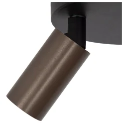 RITMO - Plafondspot - Ø 18 cm - 3xGU10 (MR11) - Koffie*Lucide Outlet