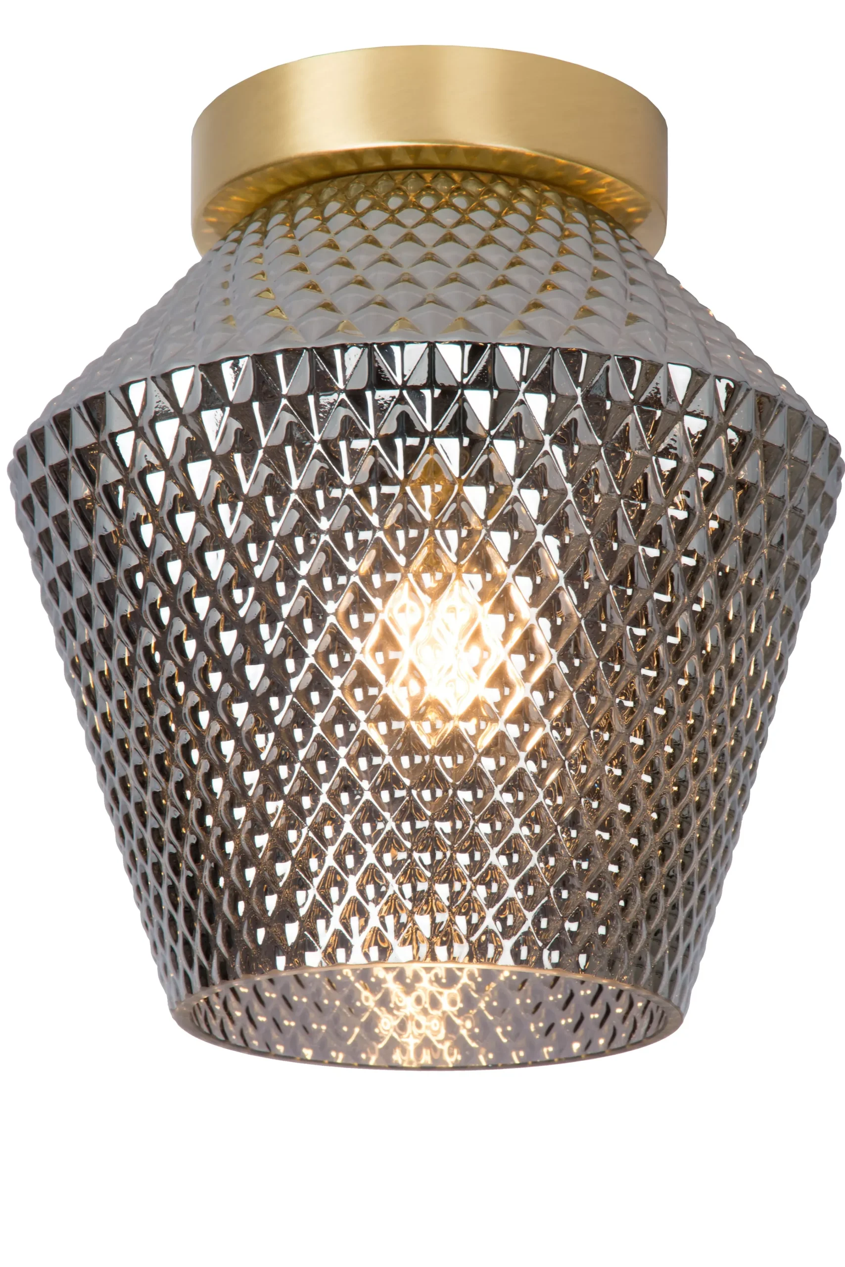 ROSALIND - Plafonnière - Ø 21 cm - 1xE27 - Fumé*Lucide Outlet
