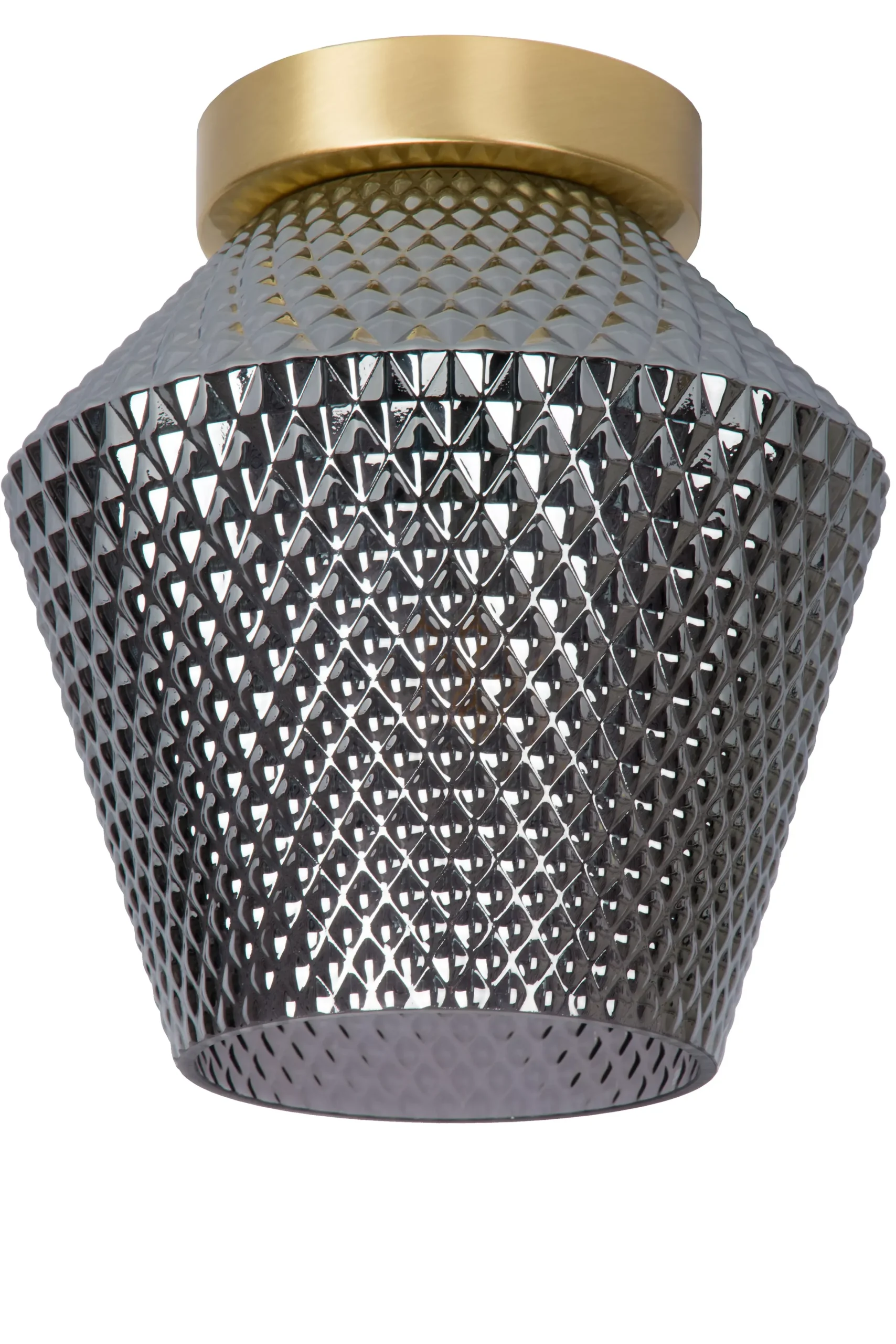 ROSALIND - Plafonnière - Ø 21 cm - 1xE27 - Fumé*Lucide Outlet
