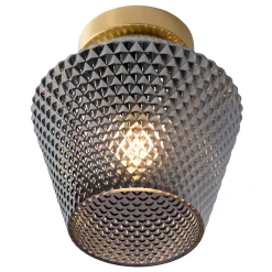 ROSALIND - Plafonnière - Ø 21 cm - 1xE27 - Fumé*Lucide Outlet