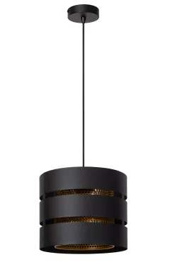 ROSAS - Hanglamp - Ø 26 cm - 1xE27 - Zwart*Lucide Clearance