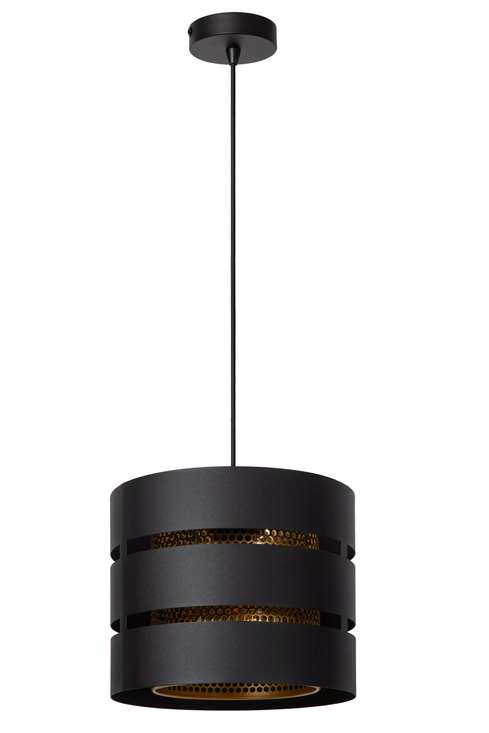 ROSAS - Hanglamp - Ø 26 cm - 1xE27 - Zwart*Lucide Clearance