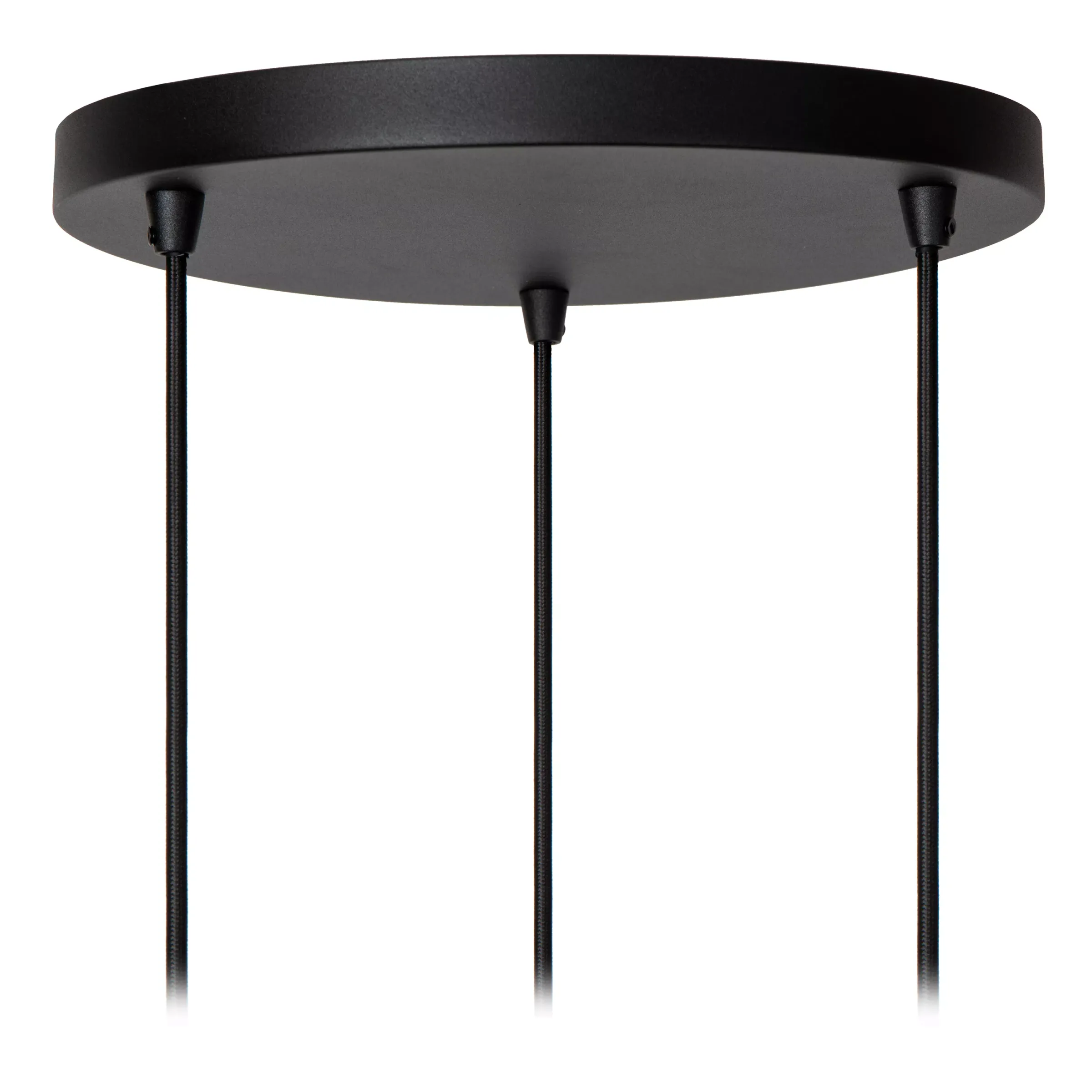 ROSAS - Hanglamp - Ø 43 cm - 3xE27 - Zwart*Lucide Best