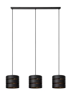 ROSAS - Hanglamp - 3xE27 - Zwart*Lucide Cheap