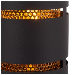 ROSAS - Tafellamp - Ø 16 cm - 1xE27 - Zwart*Lucide Best Sale