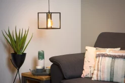 RUBEN - Hanglamp - 1xE27 - Zwart*Lucide Store