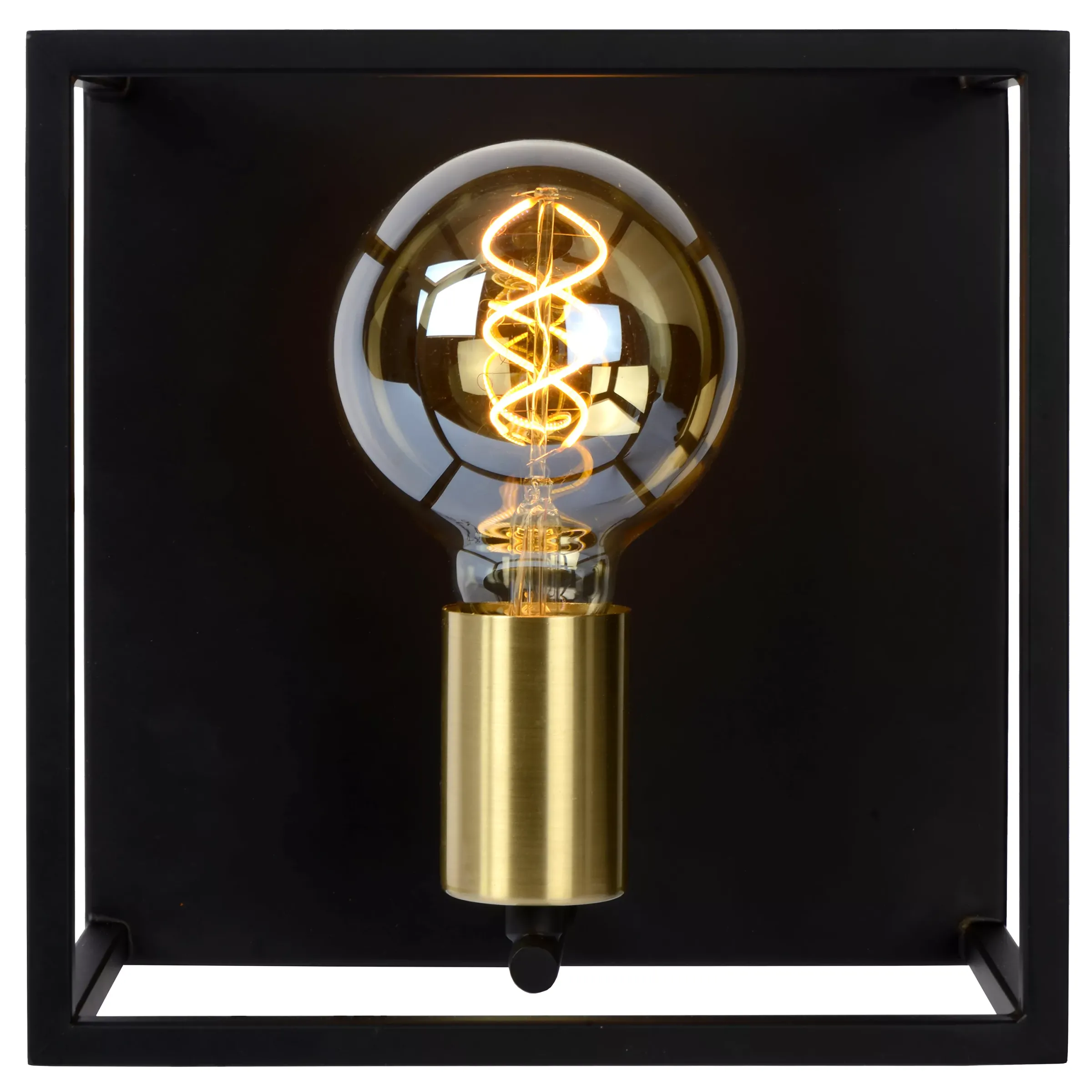 RUBEN - Wandlamp - 1xE27 - Zwart*Lucide Discount