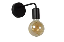 SCOTT - Wandlamp - 1xE27 - Zwart*Lucide Clearance