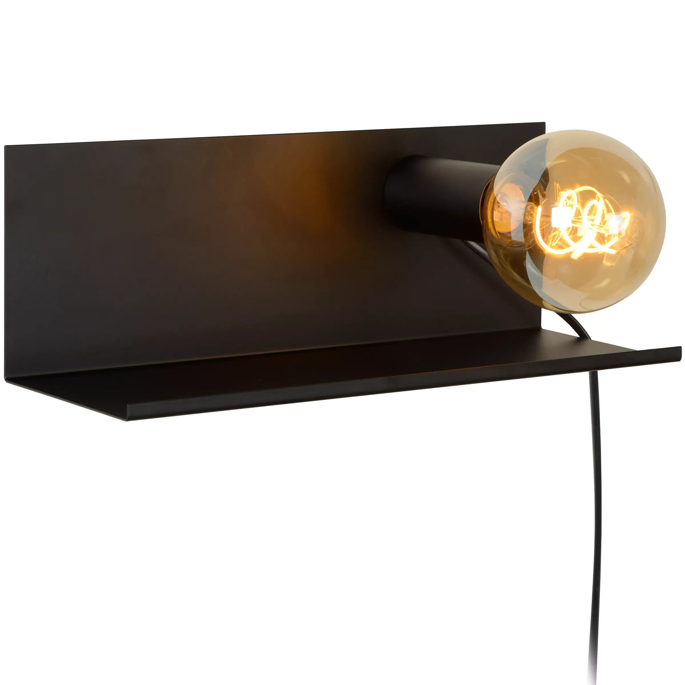 SEBO - Bedlamp / Wandlamp - 1xE27 - Zwart*Lucide Cheap
