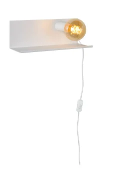 SEBO - Bedlamp / Wandlamp - 1xE27 - Wit*Lucide Fashion