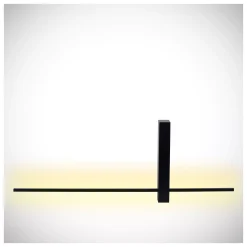 SEGIN - Wandlamp - LED - 1x6W 2700K - Zwart*Lucide Fashion