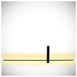 SEGIN - Wandlamp - LED - 1x10W 2700K - Zwart*Lucide Discount