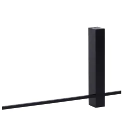 SEGIN - Wandlamp - LED - 1x10W 2700K - Zwart*Lucide Discount