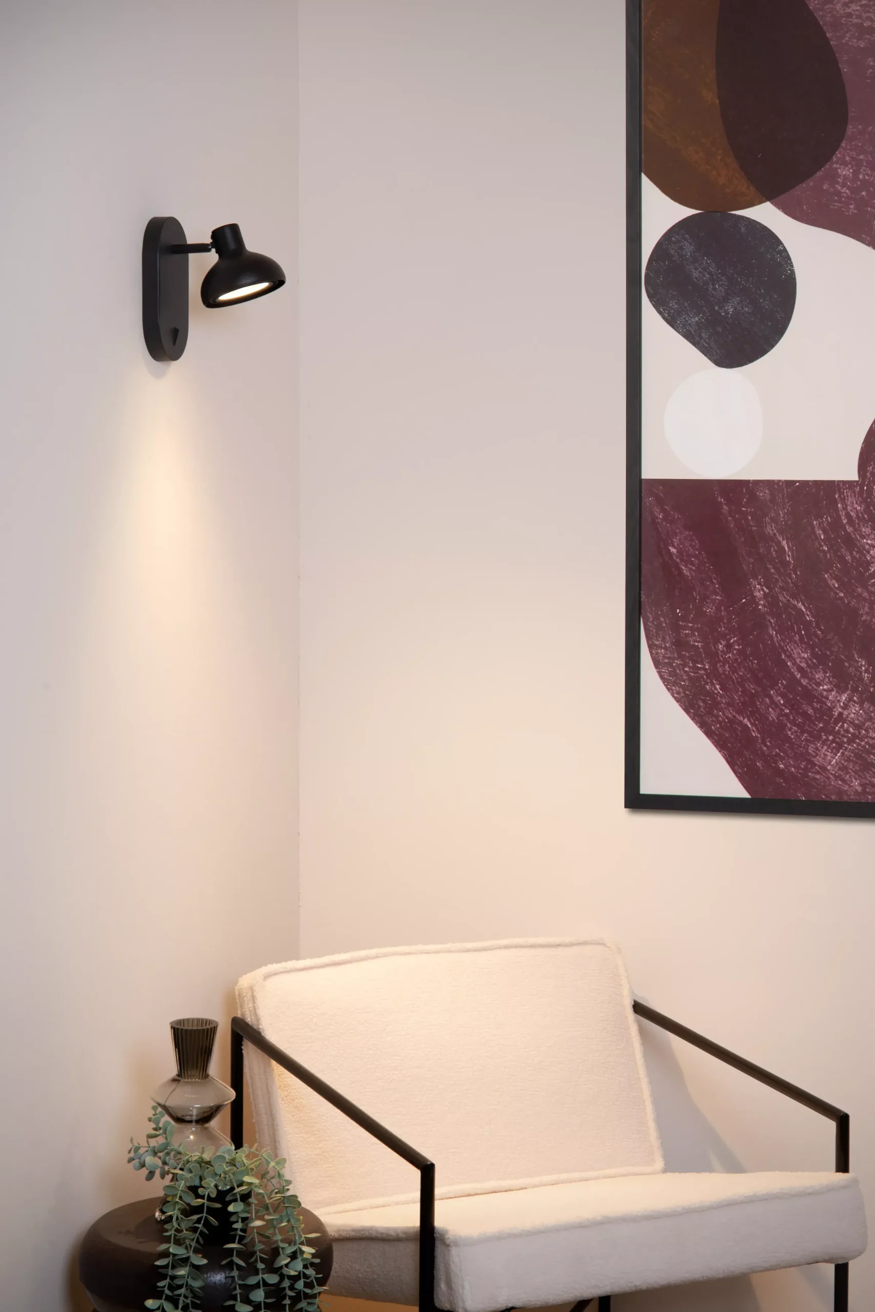 SENSAS - Bedlamp / Wandlamp - 1xGU10 (ES111) - Zwart*Lucide Online