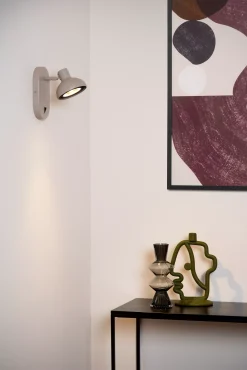 SENSAS - Bedlamp / Wandlamp - 1xGU10 (ES111) - Beige*Lucide Cheap