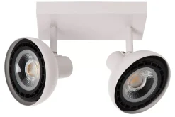 SENSAS - Plafondspot - 2xGU10 (ES111) - Wit*Lucide Online