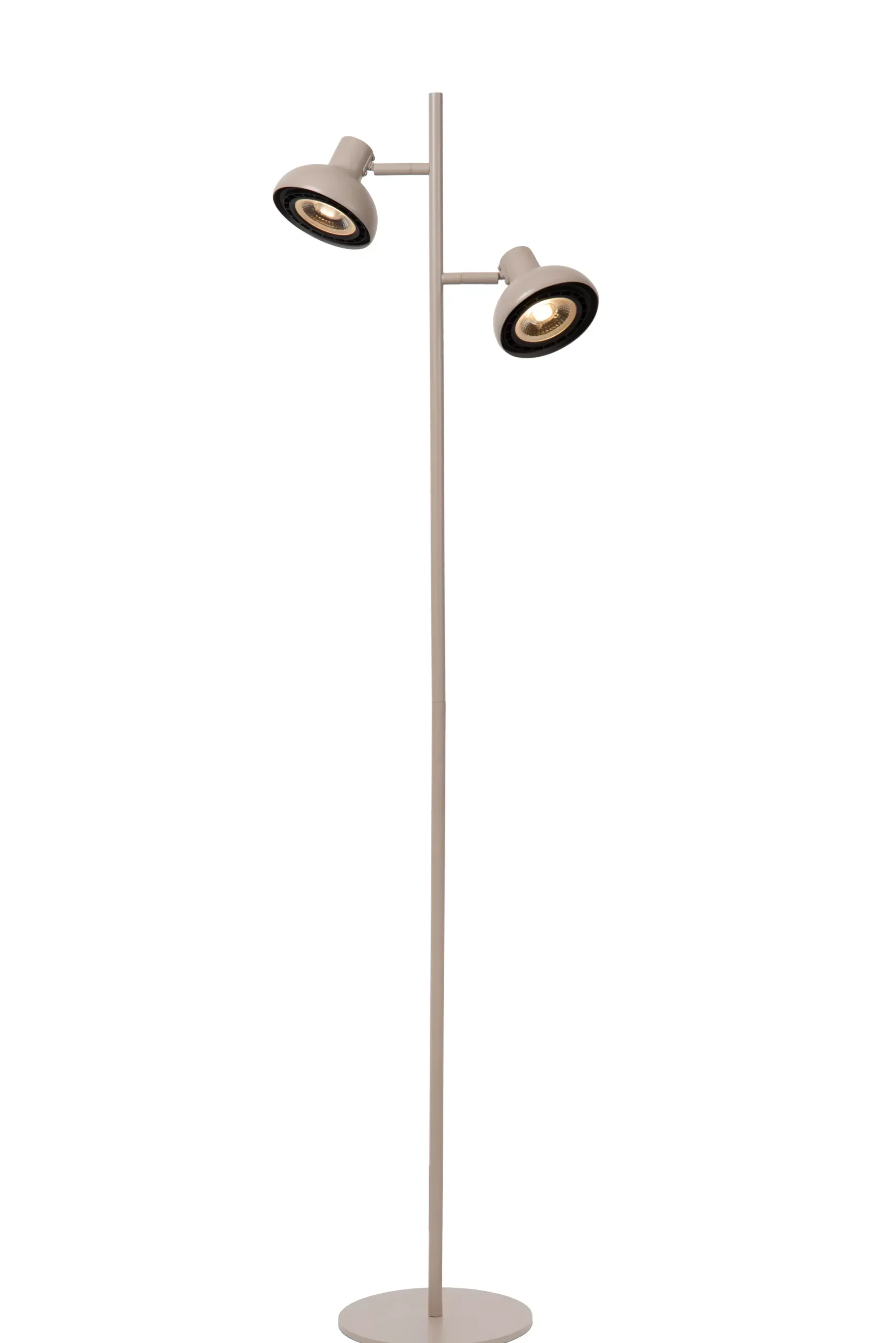 SENSAS - Vloerlamp - 2xGU10 (ES111) - Beige*Lucide Fashion