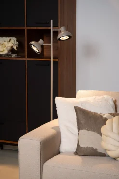 SENSAS - Vloerlamp - 2xGU10 (ES111) - Beige*Lucide Fashion