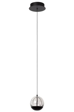 SENTUBAL - Hanglamp - Ø 14 cm - LED - 1x6,3W 2700K - Zwart*Lucide Flash Sale