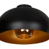 SHARAN - Plafonnière - Ø 38 cm - 1xE27 - Zwart*Lucide Fashion