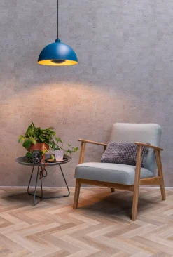 SIEMON - Hanglamp - Ø 40 cm - 1xE27 - Blauw*Lucide Discount