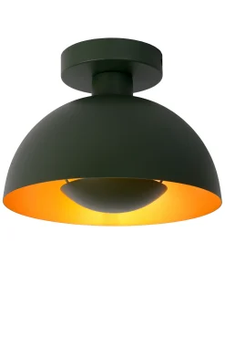 SIEMON - Plafonnière - Ø 25 cm - 1xE27 - Groen*Lucide Sale