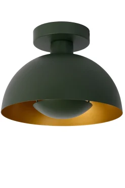 SIEMON - Plafonnière - Ø 25 cm - 1xE27 - Groen*Lucide Sale