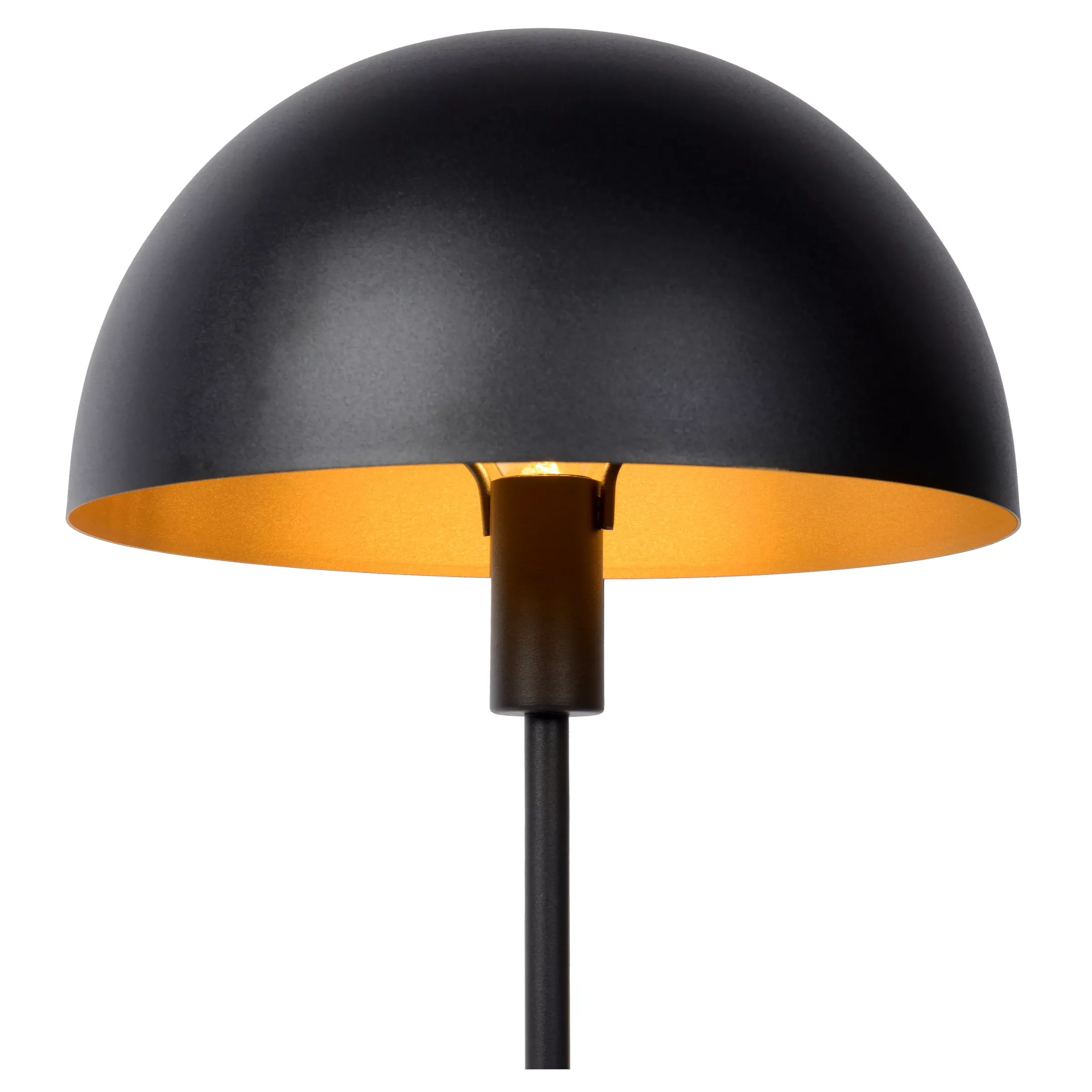 SIEMON - Tafellamp - Ø 25 cm - 1xE14 - Zwart*Lucide Clearance