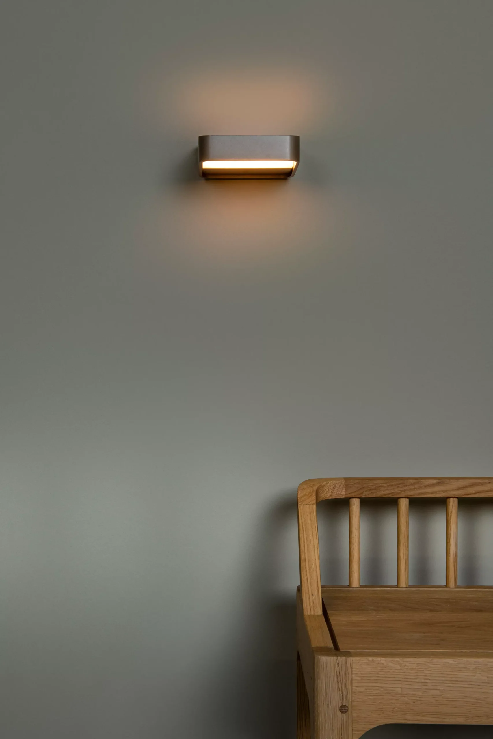 SILVI - Oplaadbare Wandlamp - Accu/Batterij - LED Dimb. - 1x3,7W 2700K - Roest bruin*Lucide Best