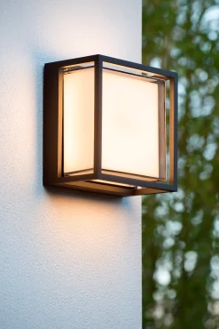 SINGA LED - Wandlamp Binnen/Buiten - LED - 1x10W 3000K - IP54 - Zwart*Lucide Fashion